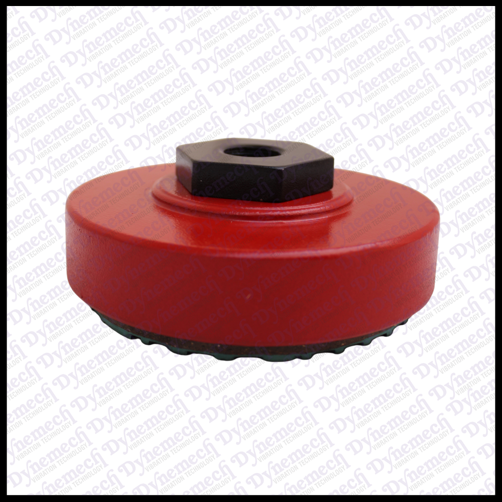 Dynemech Heavy Duty Adjustable Levelling Foot Rubber  Series DJM0-D-u-FG-RD
