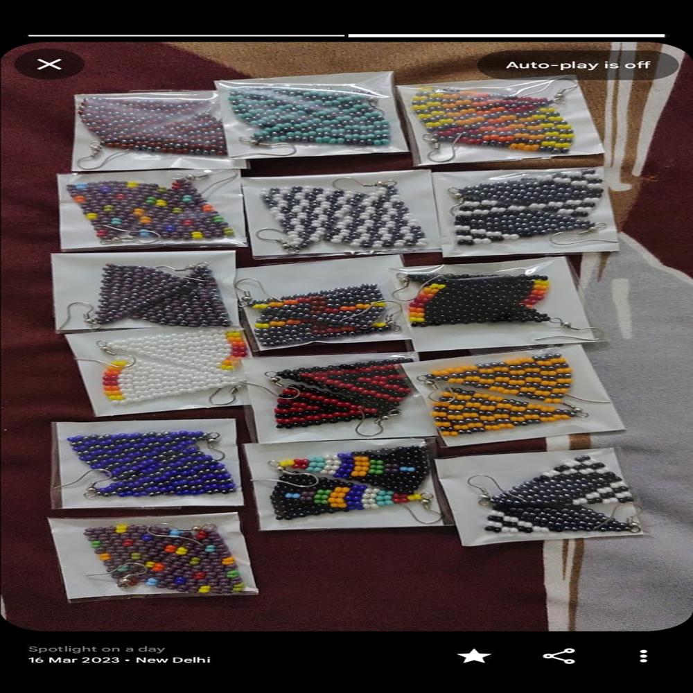 Big Triangle Earring - Color: Different Available