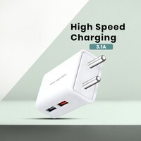 Portable Dual USB Wall Charger for All Smartphones Fast Charging Anytime, Anywhere (C 032)