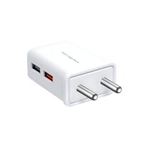 Portable Dual USB Wall Charger for All Smartphones Fast Charging Anytime, Anywhere (C 032)