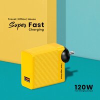 120W USB Charger  High-Speed Charging for Phones & Laptops (C 166)