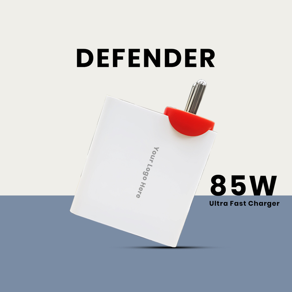 Mobile Battery Charger - Plastic Body, Bar Design, Ivory White | 6 Month Warranty, Convenient Power Solution