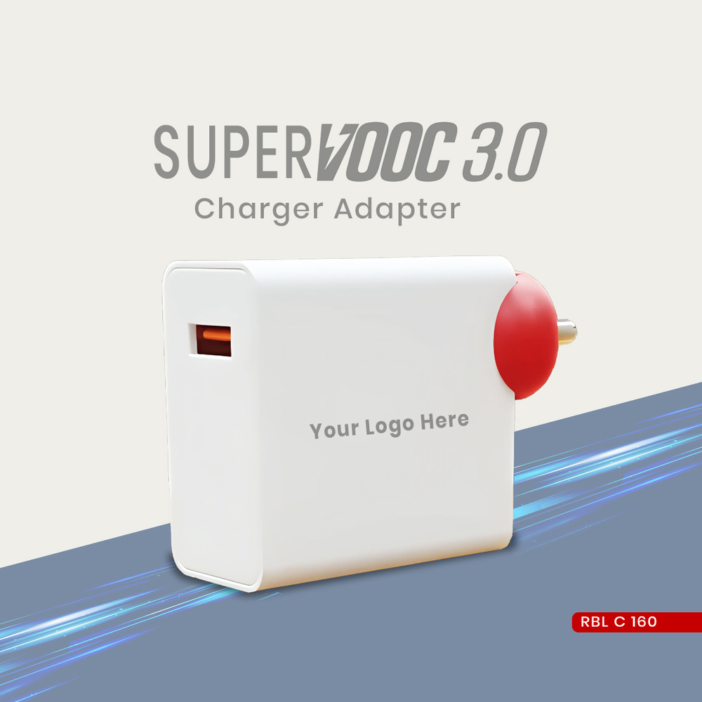Mobile Battery Charger - Plastic Body, Bar Design, Ivory White | 6 Month Warranty, Convenient Power Solution