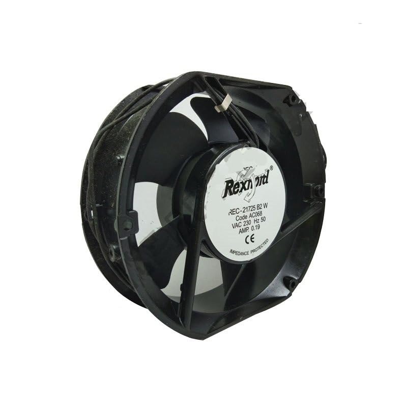 REXNORD REC-21725 B2 W Axial Fan 220/240V 50Hz 0.19A DC Brushless Air Cooling Fan 4000 RPM 172 * 150 * 51mm 2Wire (Metal)