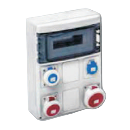 IP 65 Indusstrial Sockets Distribution Box With Knock-Out Covers
