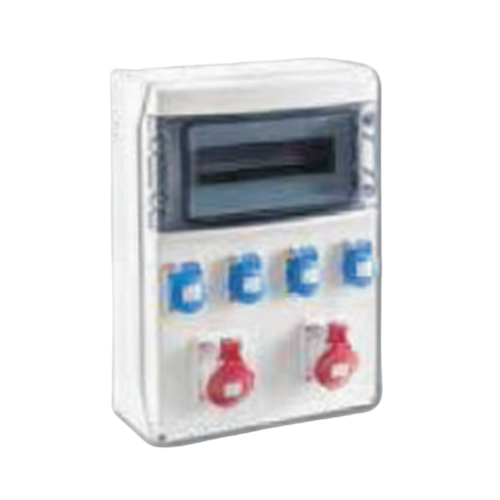 IP 65 Indusstrial Sockets Distribution Box With Assembled And Wired Power Sockets