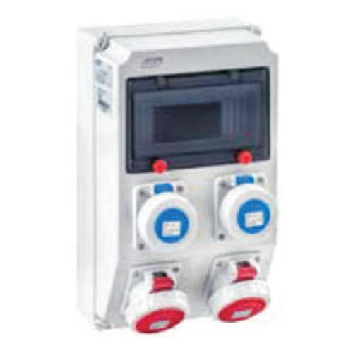 Indusstrial Sockets Distribution Box With Assebled And Wired Power Socket