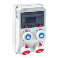 Indusstrial Sockets Distribution Box With Assebled And Wired Power Socket