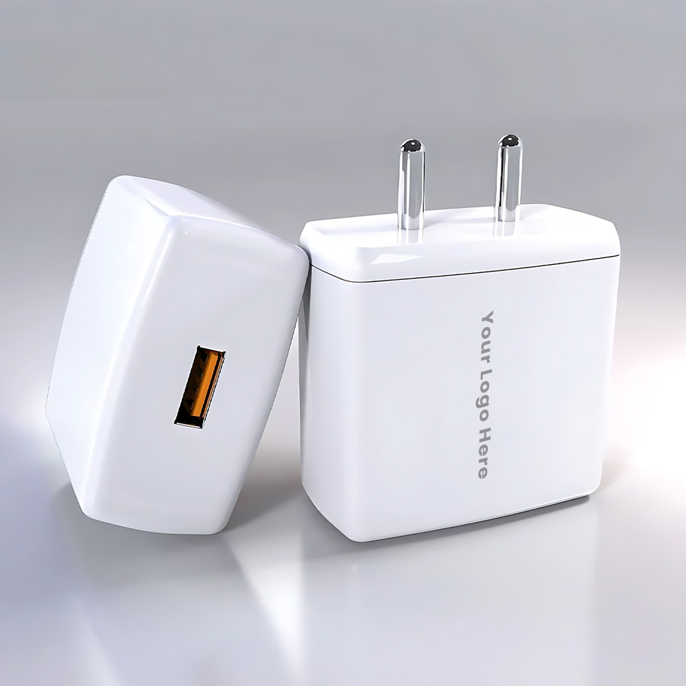 Battery Charger - Durable Plastic, Compact Bar Design, Classic White Color | Includes Charging Cable, 6-month Warranty For Versatile Use