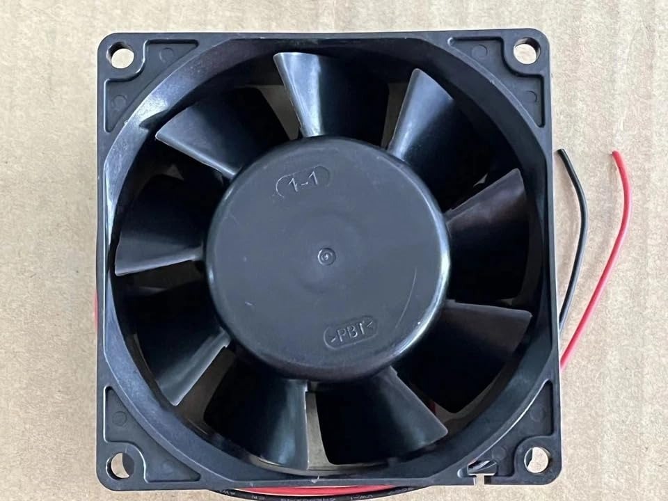 NMB 08038RA-24Q-FA Axial Fan 24V-0.80A DC Brushless Air Cooling Fan 6500 RPM 80 * 80 * 38mm 2Wire