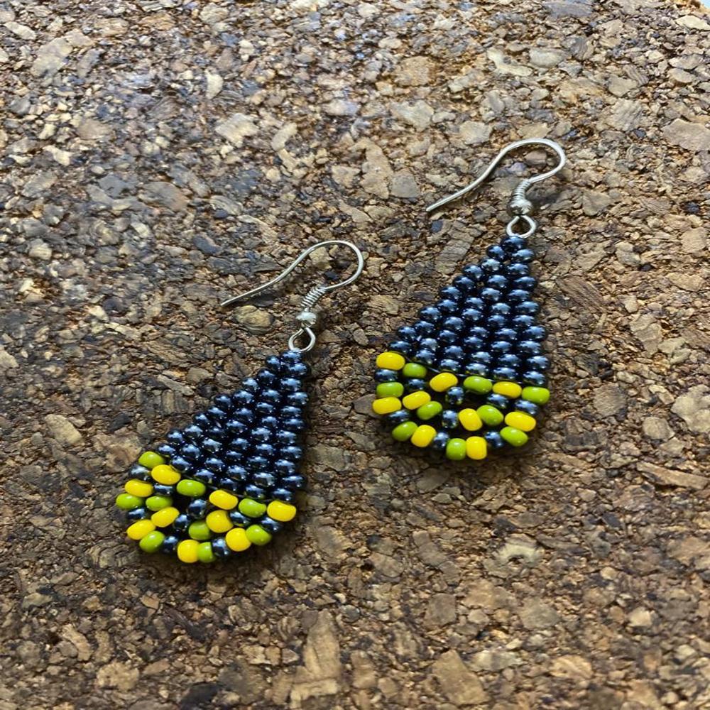 Handmade drop beads Earrings