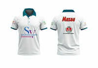 Polyester Polo Neck T Shirt