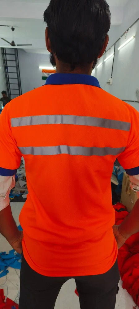 Polyester Polo Neck T Shirt