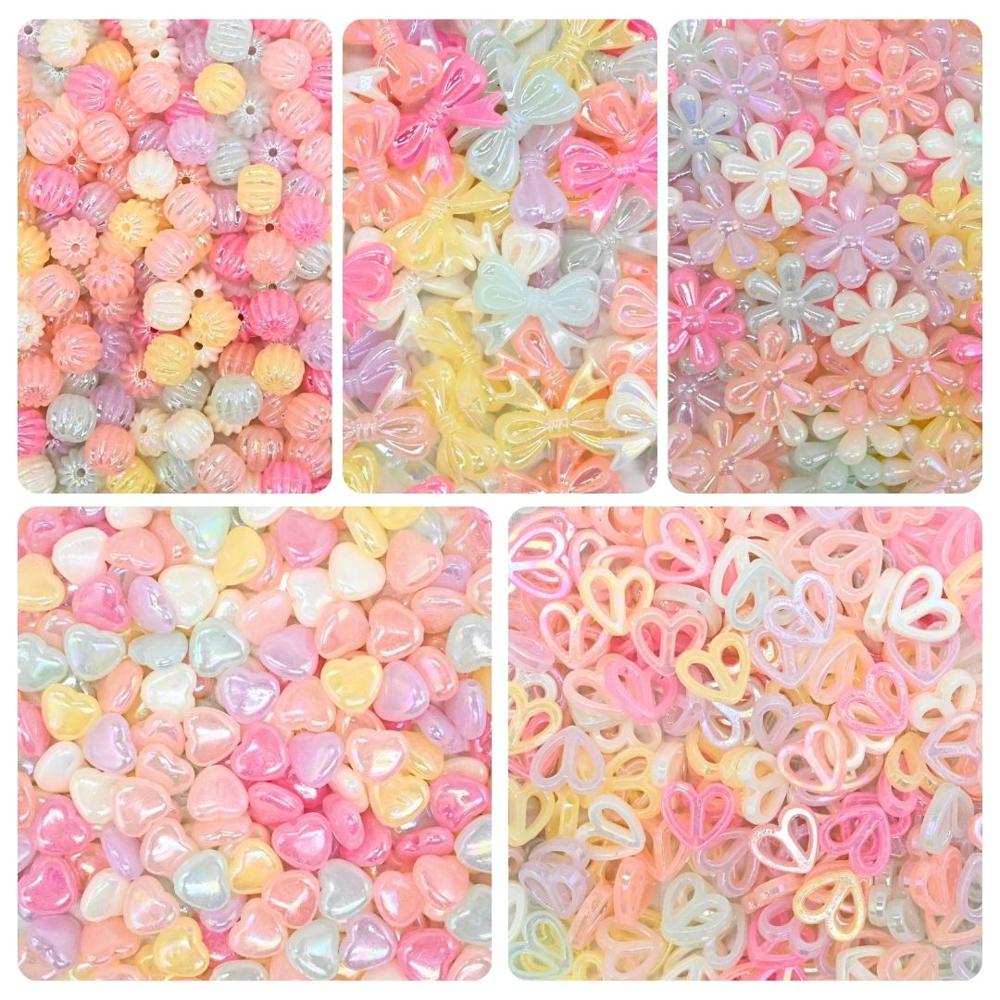 Plastic Beads Combo Pack | Qty : 20grms Each (5 Designs) | PB91