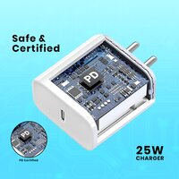 PD 25W All-in-One Fast Charger Type-C Adapter for Samsung, Android & iOS Devices (C 087)