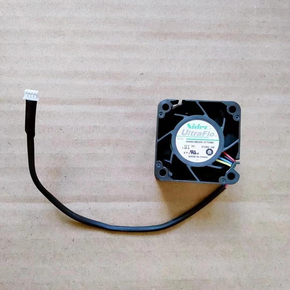 NIDEC W40S12BGD5-07 Axial Fan 12V-1.00A DC Brushless Air Cooling Fan 198000 RPM 40 * 40 * 28mm 4Wire