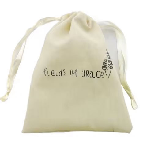 Customized Cotton Drawstring Bag Super White Muslin Pouch with Personalized Logo Washable Feature Available in Custom Size