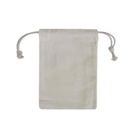 Custom Logo Cotton Canvas Muslin Drawstring Bag With Velvet Closure Washable Feature For Shopping And Gift Purpose - Size: Mini(<20Cm)