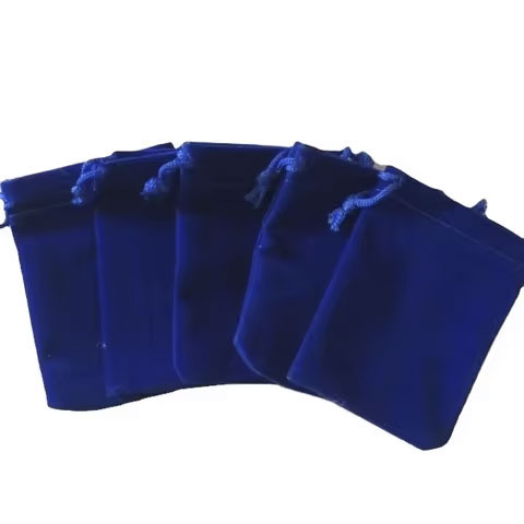 Wholesale Custom Small Gift Pink Drawstring Jewelry Velvet Pouch Bags With Logo