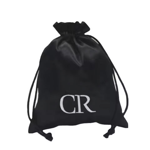 Custom Logo Velvet Jewelry Pouch Gift Bag High Quality Small Drawstring Recyclable Feature - Color: Multiple Options Available