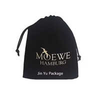 Wholesale Customized Logo Small Velvet Drawstring Gift Bags Jewelry Bags Pouches For Jewelry Packing - Color: Multiple Options Available