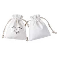 2025 Wholesale Custom Packaging Drawstring Pouches Cotton Gift Small Jewelry Bag For Display - Size: Mini(<20cm)