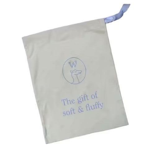 Personalized Colorful Eco Muslin Linen Drawstring Bag Small Natural Canvas Cotton Drawstring Bag