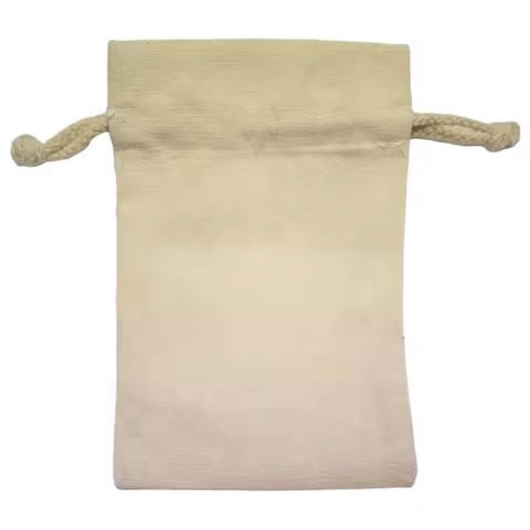 Custom White Cotton Drawstring Pouches Wholesale Gift Packaging Bags for Cosmetic and Jewelry Gift Wrapping