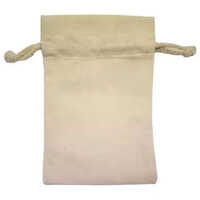Custom White Cotton Drawstring Pouches Wholesale Gift Packaging Bags For Cosmetic And Jewelry Gift Wrapping - Color: Multiple Options Available