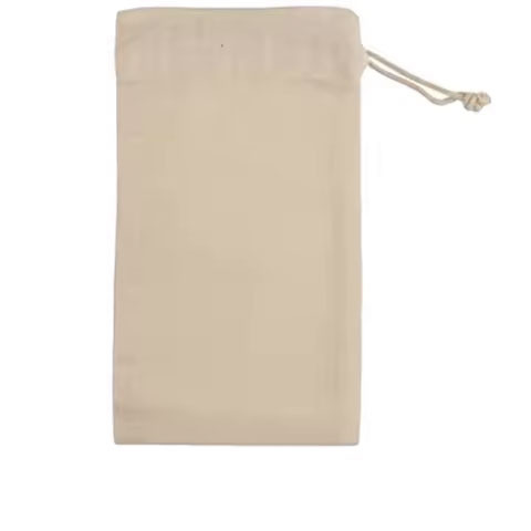 Wholesale Custom Printed Muslin Canvas Bag Cotton Fabric Drawstring for Food Product Washable Packaging
