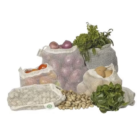 Wholesale Cheap Reusable Cotton Mesh Large Drawstring Net Bag Wholesale Cheap Reusable Cotton Mesh Large Drawstring Promot - Color: Multiple Options Available