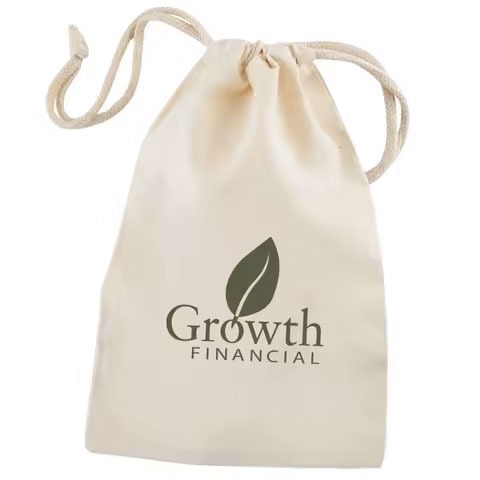 Custom Organic Cotton Fabric Drawstring Pouch Washable Mini Recycled Linen Dust Drawstring Logo Printed Packaging Muslin B