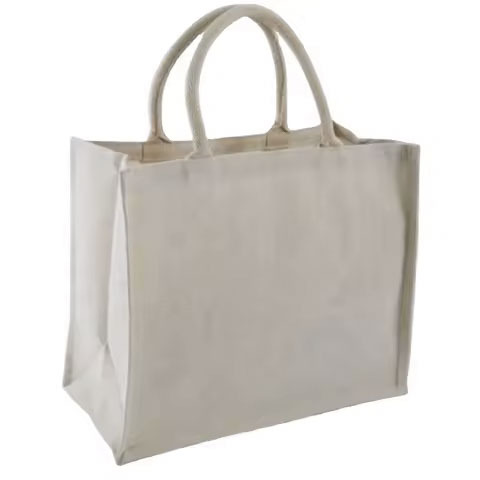 Custom Printed Logo Shoulder Strap Jute Tote Bag Washable Plain Grocery Shopping Promotional Burlap Hessian Advertising Juco Bag - Color: Multiple Options Available