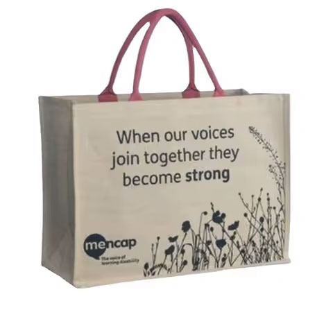 Wholesale Promotional Jute Cotton Drawstring Tote Bags Customizable Logo Juco Bags for Gifts