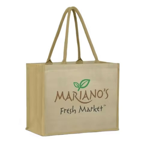 Juco Jute Promotional Tote Bag Handmade Wholesale Shopping Bag For Women Manufactured In India - Color: Multiple Options Available