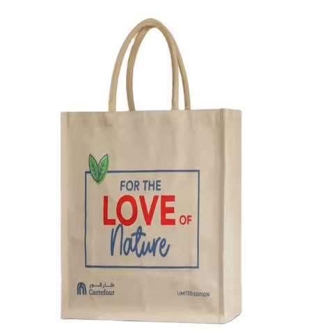 100 Natural Juco Jute Promotion Shopping Tote Bag Wholesale Manufacturer in India Women Handbag