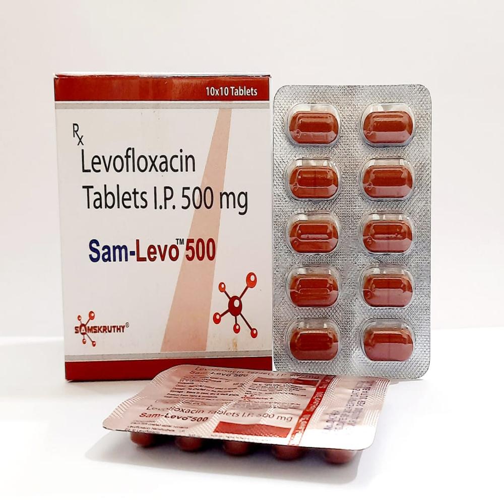 लेवोफ्लोक्सासिन 500mg टैबलेट्स