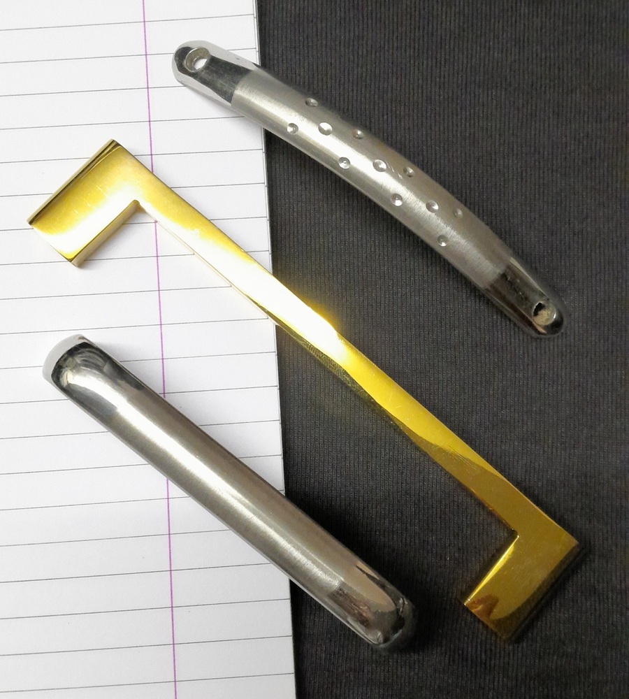 Stainless Steel Handle - Durable Stainless Steel, Various Finishes: C.p., Matt, Black, Pvd Rose Gold | Modern Aesthetic For Doors & Cabinets