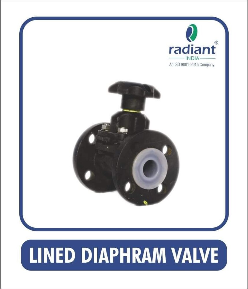 Fep Lined Diaphragm Valve