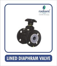 Fep Lined Diaphragm Valve - Color: As Per Requirements