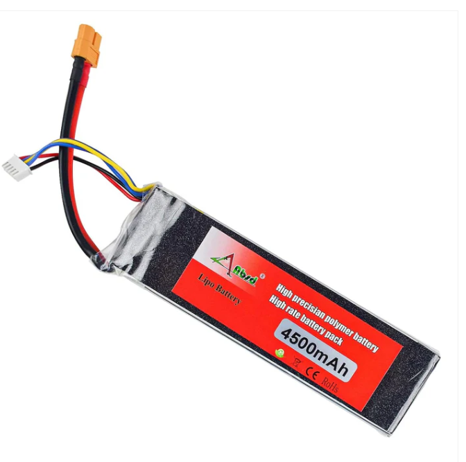 4500mAh Lipo Battery 14.8V 4500mAh 4S 30C Lithium Polymer Battery