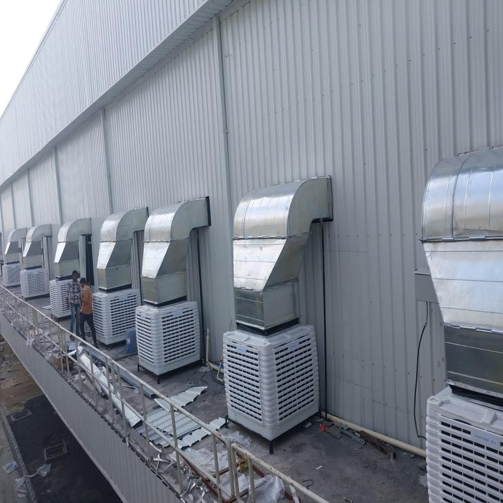 Gi Prefabricated Duct - Color: Silver