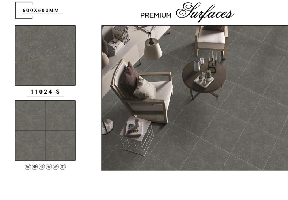 Durable tile flooring