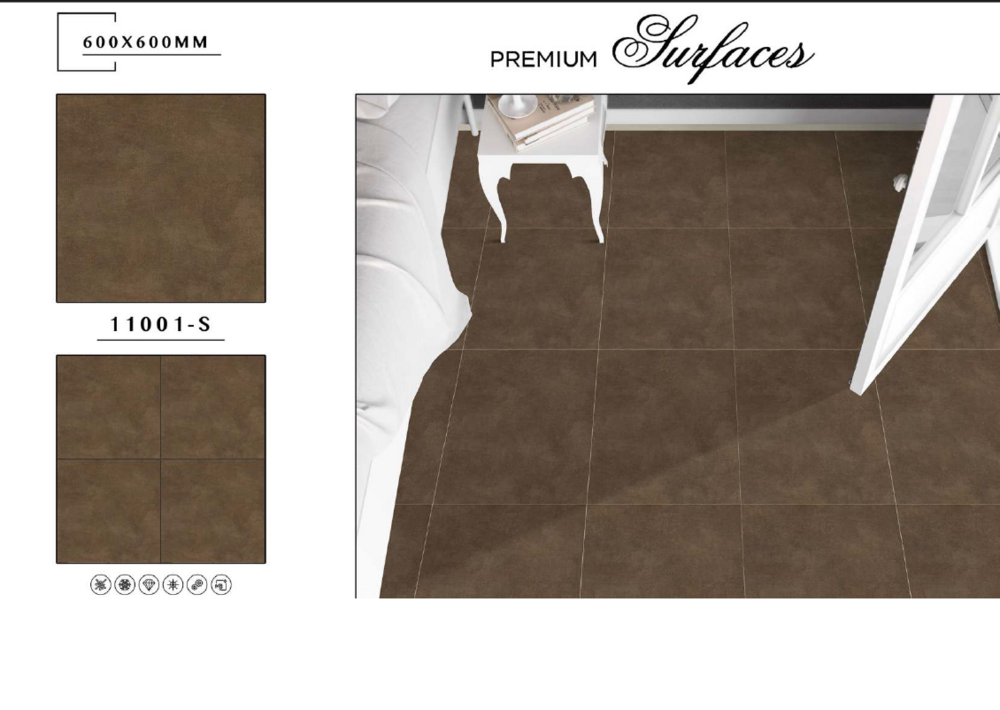 Durable tile flooring