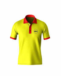 200 Gsm Cotton Staff Uniform T Shirt - Color: Multicolor