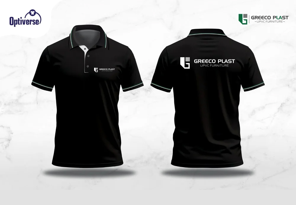 200 GSM Cotton Staff Uniform T Shirt