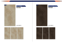 Polished floor tiles