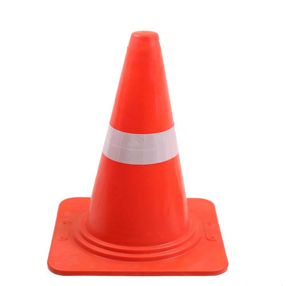 Pvc Safety Cone (single Piece) - Color: Red