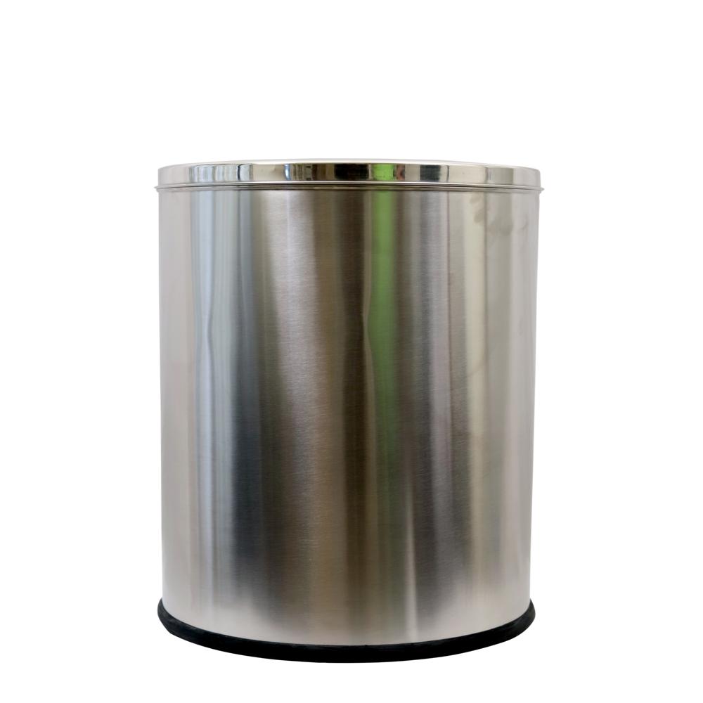 Stainless Steel Swing Open Top Dust Bin for Home Kitchen and Offices