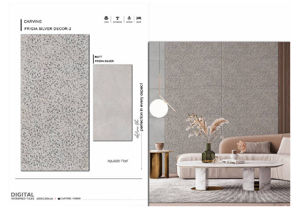 Large format floor tiles